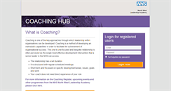Desktop Screenshot of coaching.nwacademy.nhs.uk