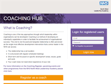 Tablet Screenshot of coaching.nwacademy.nhs.uk