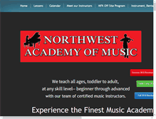 Tablet Screenshot of nwacademy.com